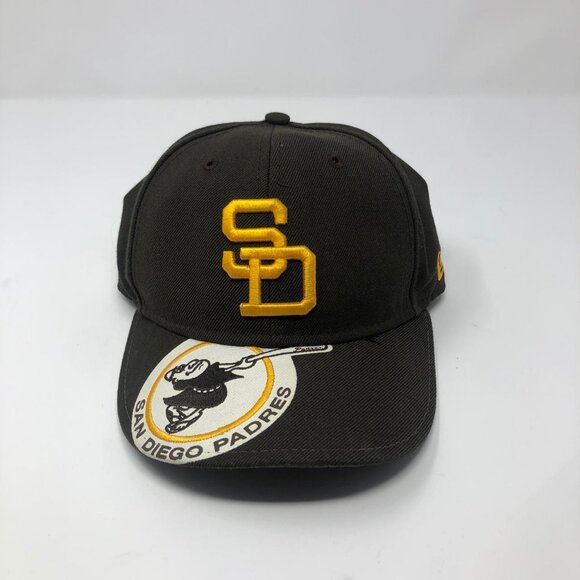 New Era Cooperstown Collection‎ San Diego Padres MLB Fitted Hat Size 7 3/8 - Picture 1 of 7